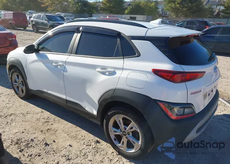 2022 Hyundai Kona Sel z USA, uszkodzony, nr VIN KM8K6CAB4NU832557